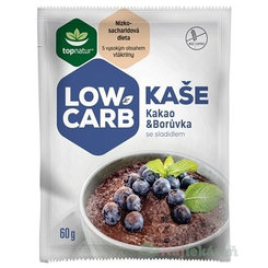 Topnatur Low Carb kaše kakao borůvka instantní směs 60 g