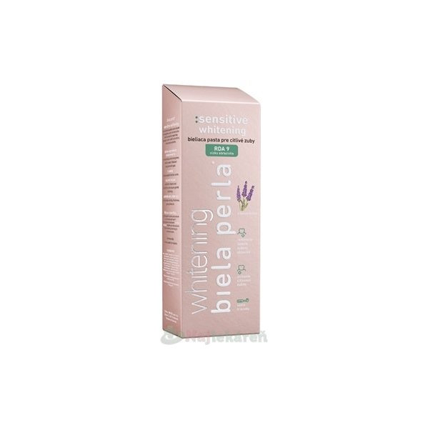 Biela Perla Sensitive Whitening bělící zubní pasta 75 ml