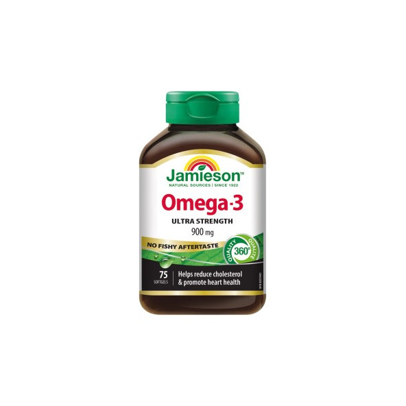 Jamieson Omega-3 Ultra Strength 900 mg 75 kapslí
