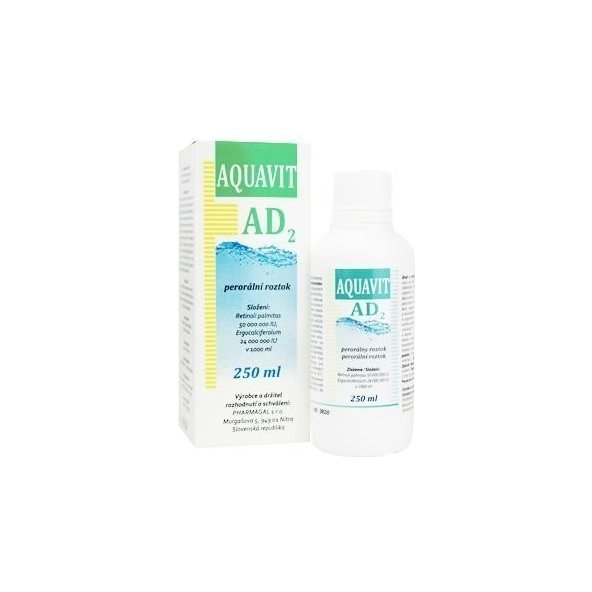 Aquavit AD2 perorální roztok pro zvířata 250 ml