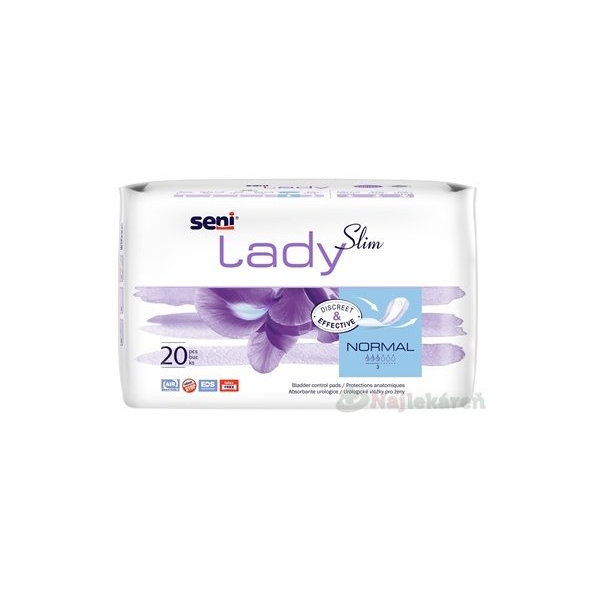Seni Lady Slim Normal urologické vložky pro ženy 20 ks