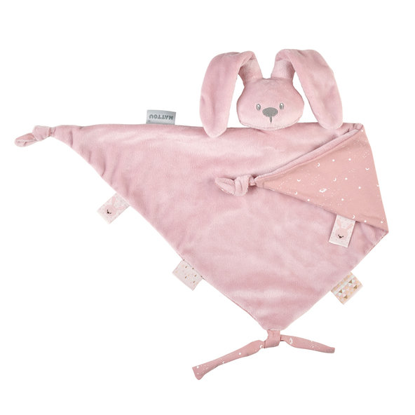 NATTOU Mazlíček maxi Lapidou Glow old pink 65x40 cm 0 m+