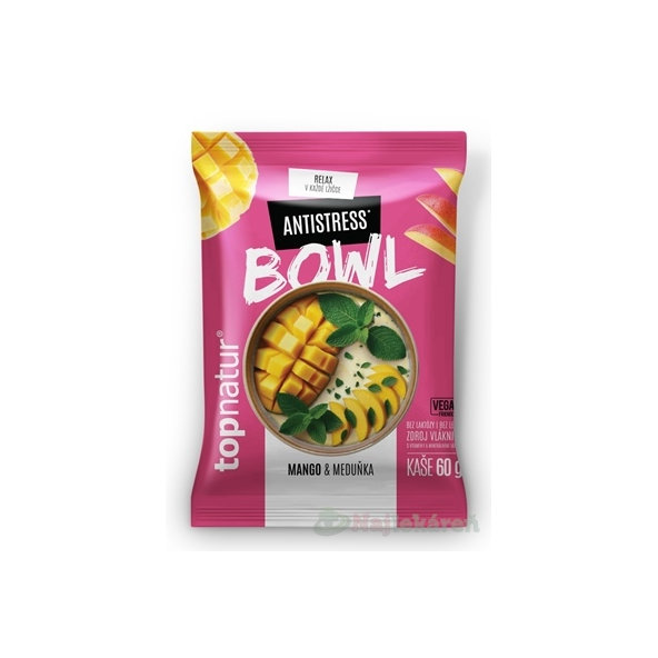 topnatur BOWL KAŠE Antistress mango a meduňka 60 g