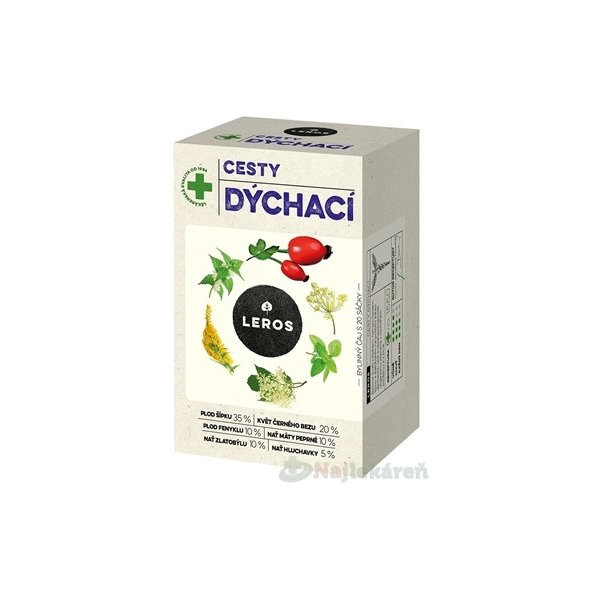 Leros čaj dýchací cesty 20x1,5 g