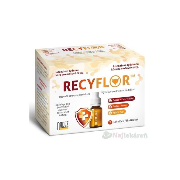 RECYFLOR lahvičky 7 ks