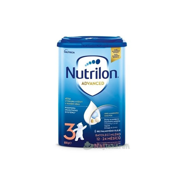 Nutrilon Advanced 3 batolecí mléko 12–24 m 800 g
