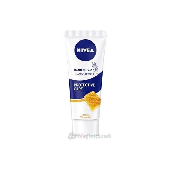 NIVEA Protective Care krém na ruce s včelím voskem 75 ml