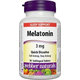 Webber Naturals Melatonin 3 mg podjazykové tablety 90 ks