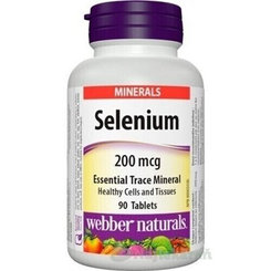 Webber Naturals Selen 200 mcg 90 tablet