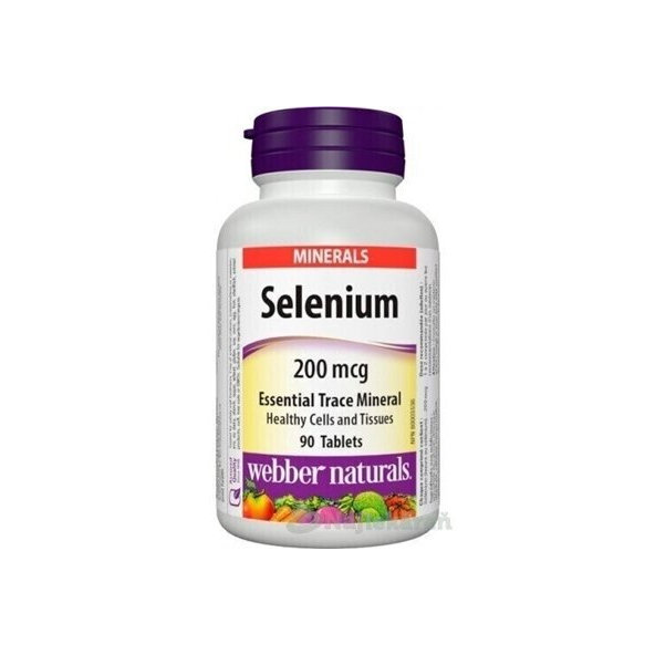 Webber Naturals Selen 200 mcg 90 tablet