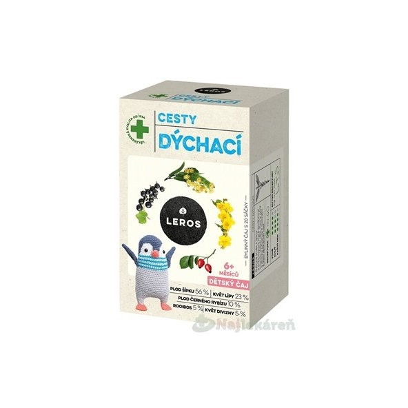 Leros dětský čaj průdušky 20x2 g