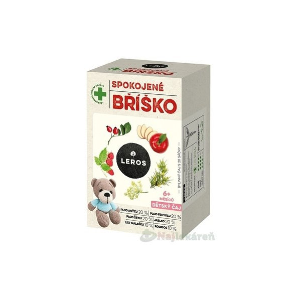 Leros Dětský čaj Spokojené bříško 20x2 g