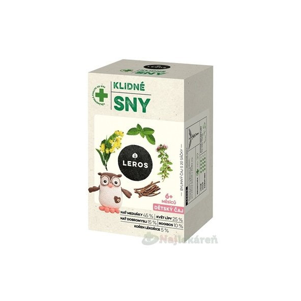 Leros Dětský čaj Klidné sny 20x1,5 g