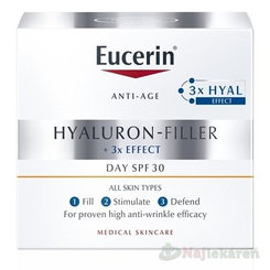 EUCERIN Hyaluron-Filler + 3x Effect denní krém SPF 30 50 ml