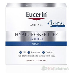 EUCERIN Hyaluron-Filler + 3x Effect noční krém 50 ml