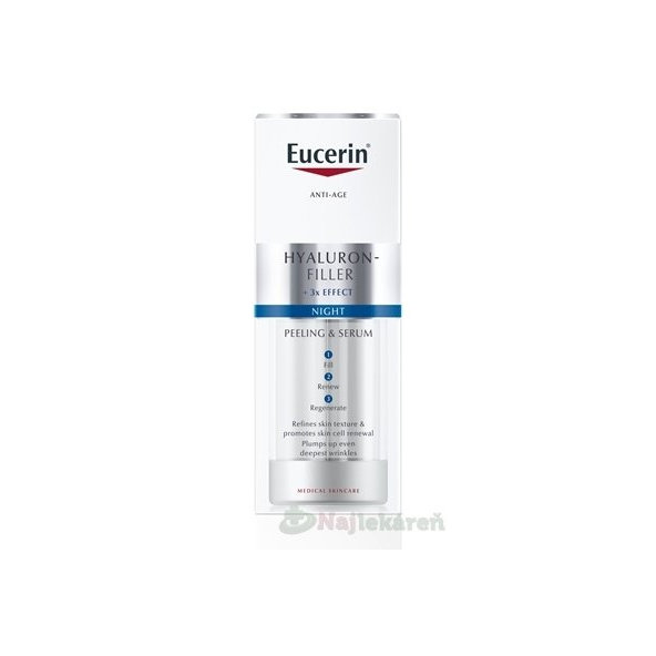 EUCERIN Hyaluron-Filler + 3x Effect noční sérum 30 ml