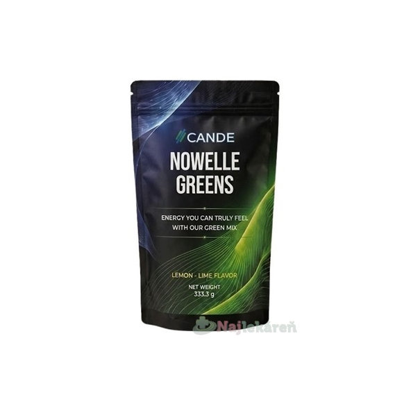 CANDE Nowelle Greens prášek citron-limetka 333,3 g