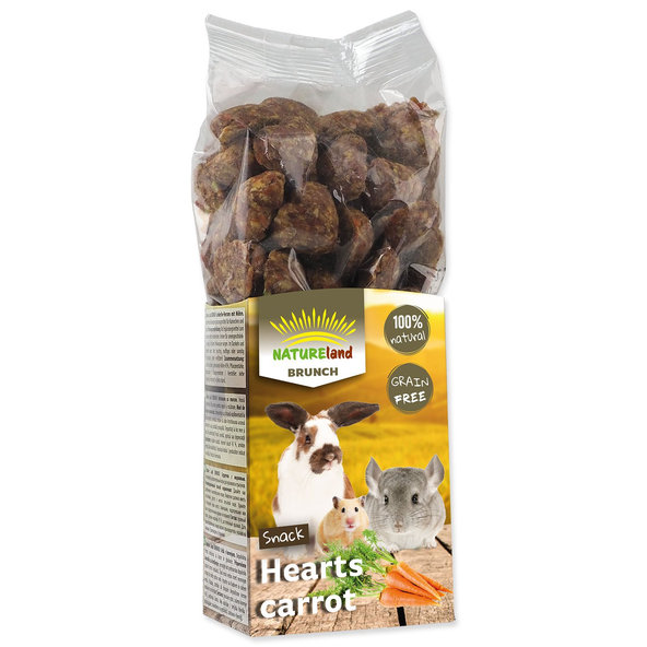 Nature Land Brunch srdíčka s mrkví 150 g