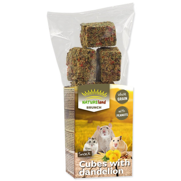 Nature Land Brunch celozrnné kostky s pampeliškou 90 g