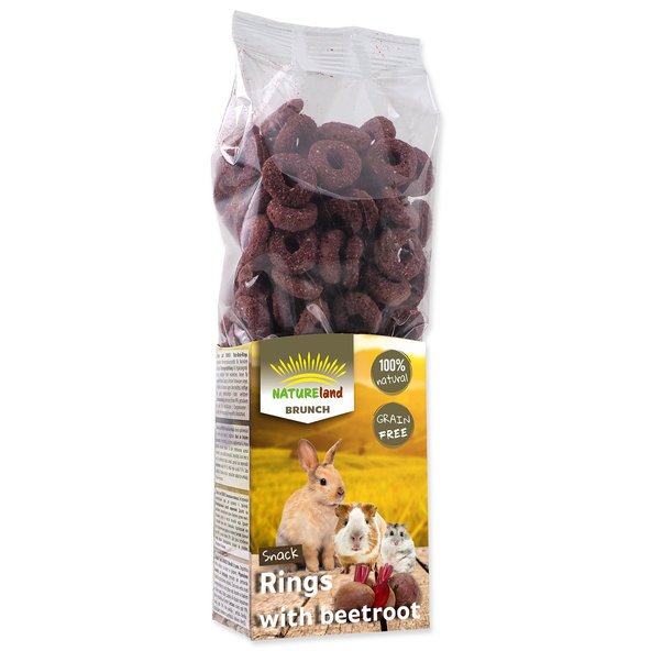 Nature Land Brunch řepové kroužky 105 g