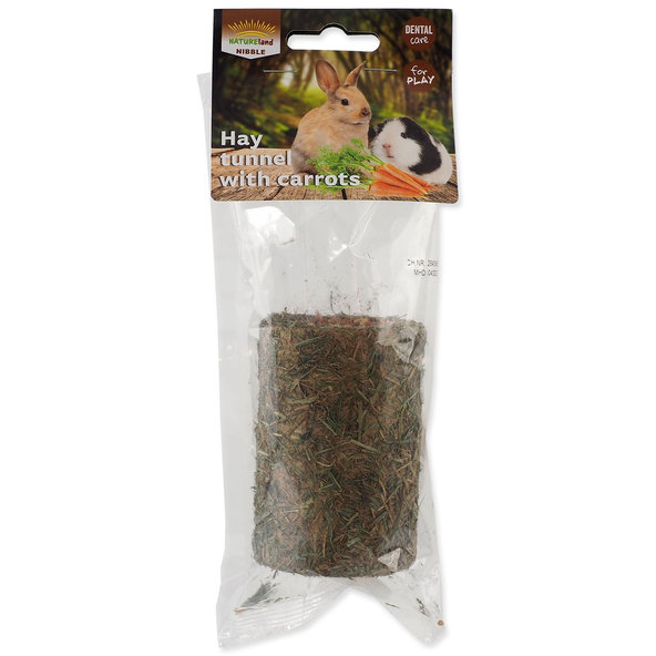 Nature Land Nibble tunel ze sena plněný mrkví 125 g