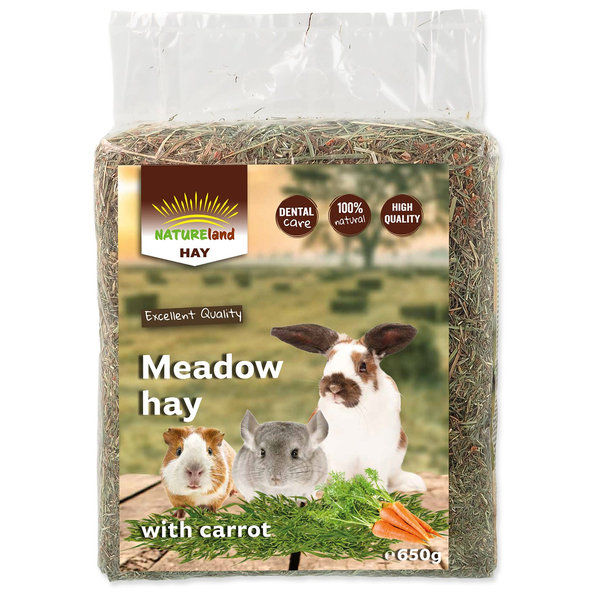 Nature Land Hay seno s mrkví 650 g