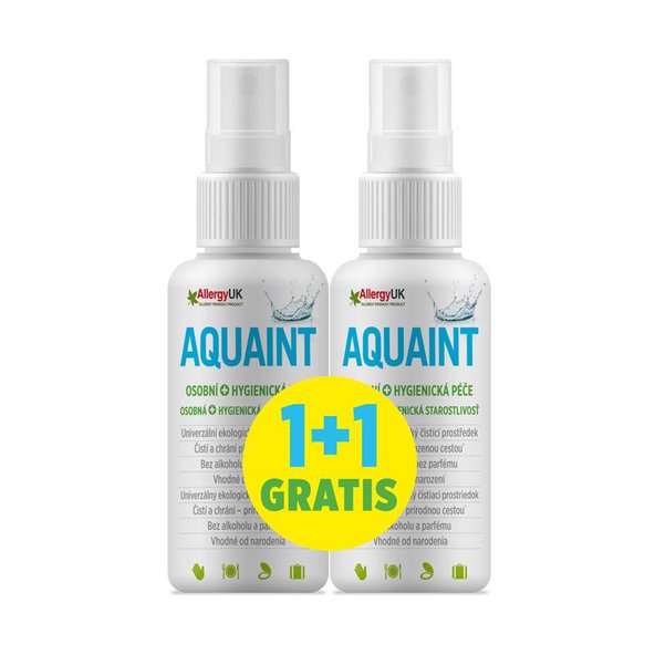AQUAINT 100% ekologická čisticí voda 50 ml + 50 ml zdarma