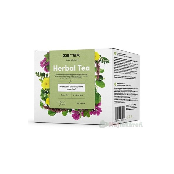 Zerex bylinný čaj potencia a povzbudenie 50 g