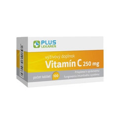 Plus Lekáreň Vitamín C 250 mg 100 tablet