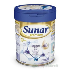 Sunar Premium 1 počáteční kojenecké mléko 10m+ 700 g