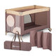 Petite&Mars postýlka cestovní Nyja Elegant Dreamlines Mocha