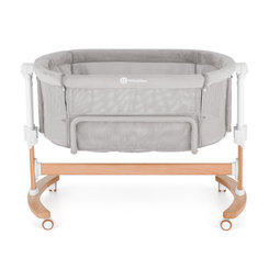 Petite&Mars Glory 2v1 polohovatelná postýlka s kolébkou Mocha Beige