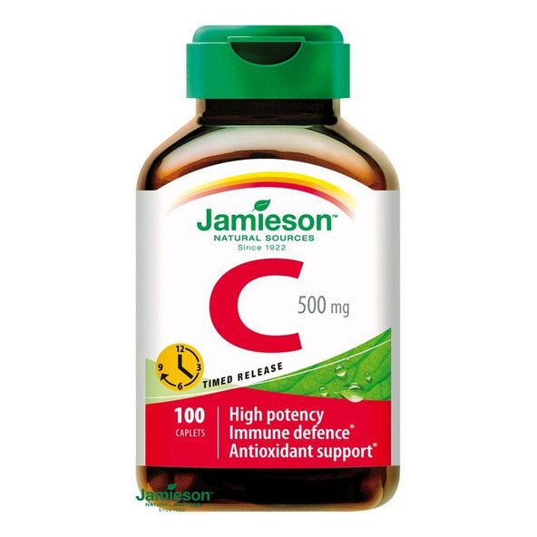 Jamieson Vitamin C 500 mg s postupným uvolňováním 100 tablet