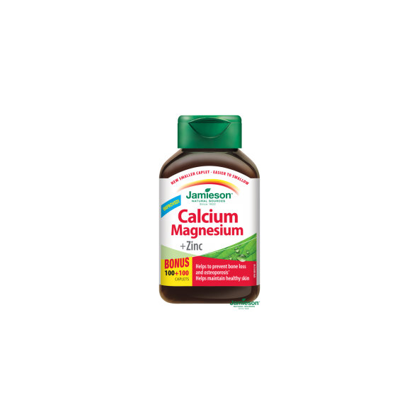 Jamieson vápník + hořčík + vitamin C 120 tablet