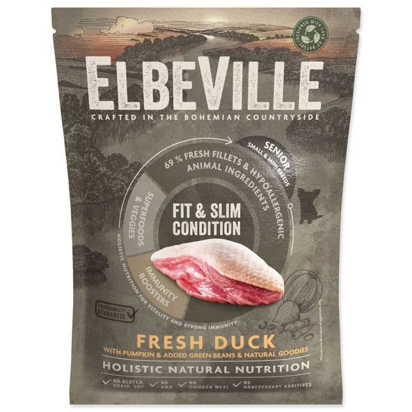 Elbeville Puppy Junior Healthy Development Fresh Duck vzorek 100 g