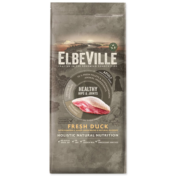 Elbeville Adult Large Healthy Hips and Joints Fresh Duck krmivo 11,4 kg
