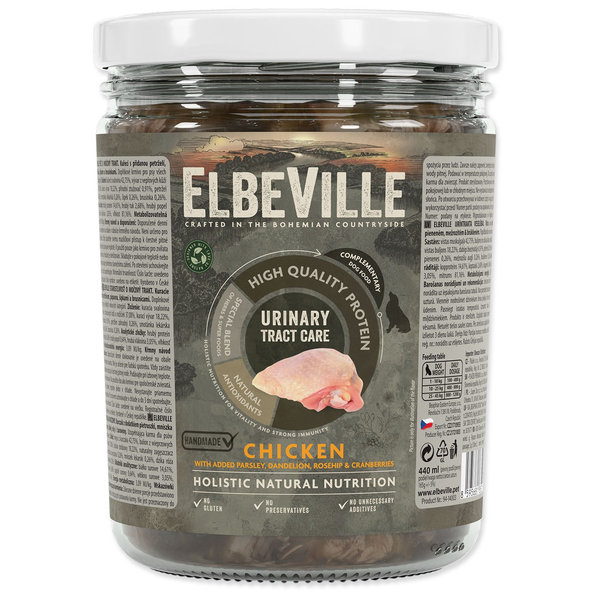 Elbeville Urinary Tract Care kuřecí s petrželí a pampeliškou 440 ml