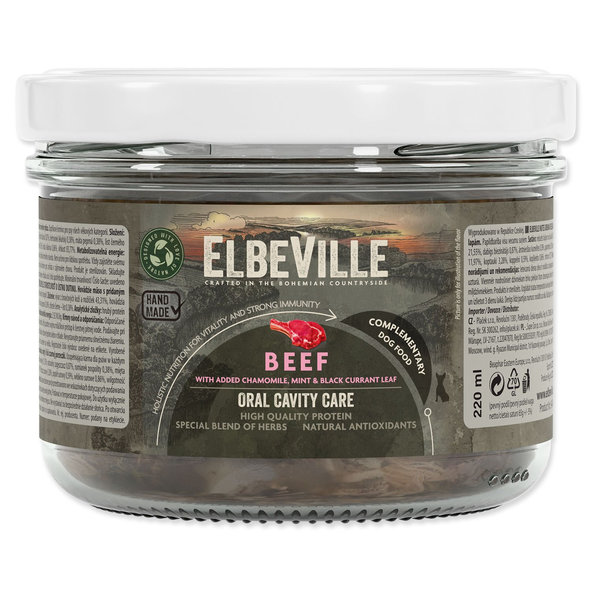 Elbeville Oral Cavity Care hovězí s heřmánkem 220 ml
