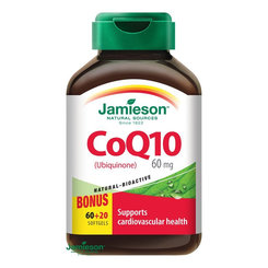Jamieson koenzym Q10 60 mg 80 kapslí