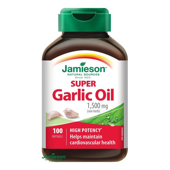 Jamieson Super česnekový olej 1500 mg 100 kapslí