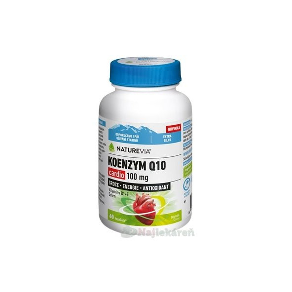 NATUREVIA Koenzým Q10 cardio 100 mg 60 kapsúl