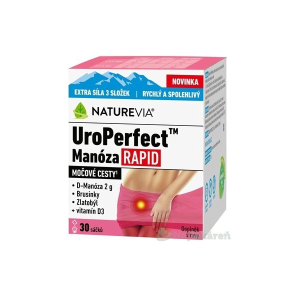 Naturevia UroPerfect Manóza Rapid 30 sáčků