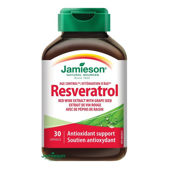 Jamieson Resveratrol 50 mg 30 kapslí