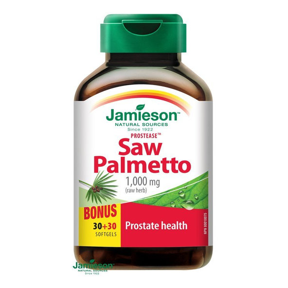 Jamieson Prostease Saw Palmetto 125 mg 60 kapslí