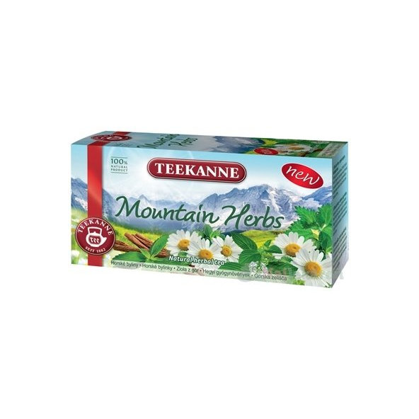 Teekanne Mountain Herbs bylinný čaj horské byliny 20 sáčků