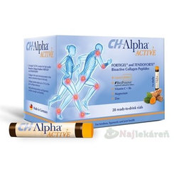 CH-Alpha ACTIVE kolagenové peptidy 28 ampulí
