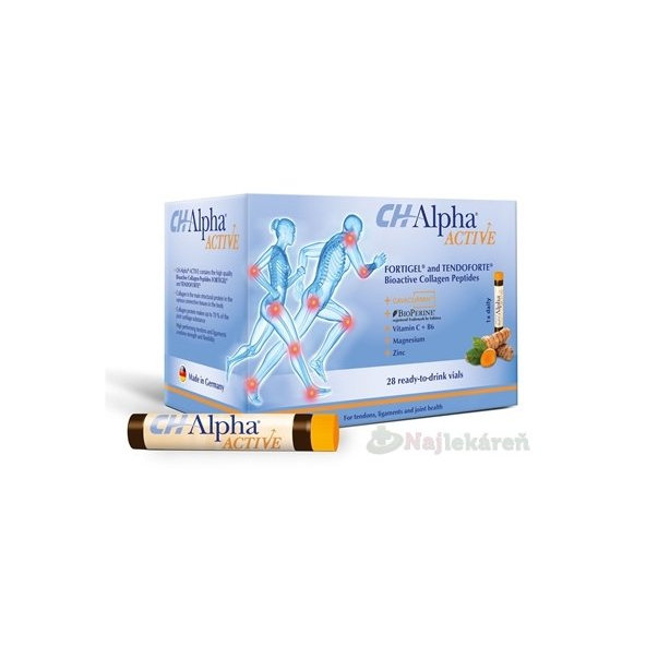 CH-Alpha ACTIVE kolagenové peptidy 28 ampulí