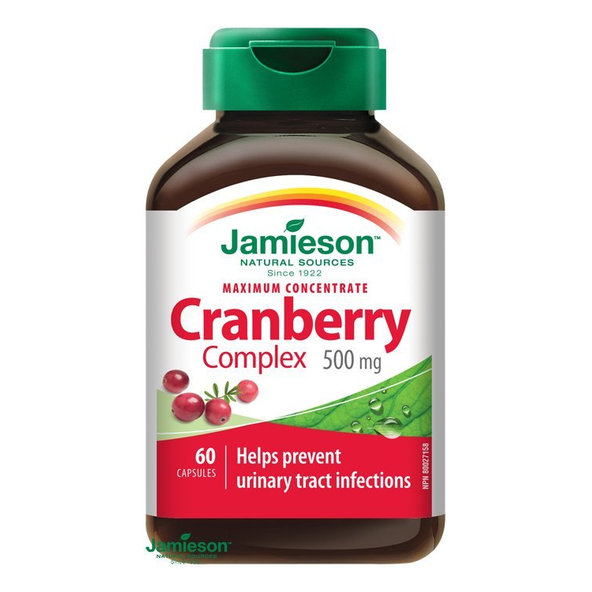 Jamieson brusinka komplex 500 mg 60 kapslí