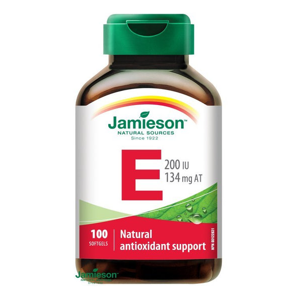 Jamieson Vitamin E 200 IU 100 kapslí