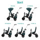 Kinderkraft trojkolka Easytwist Midnight Green